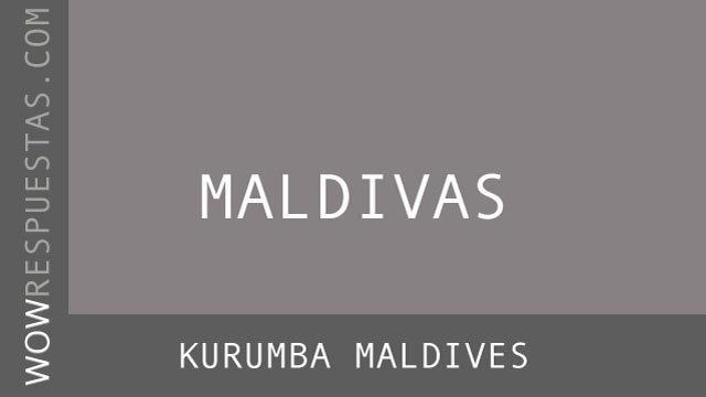 WOW Kurumba Maldives