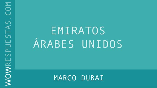 WOW Marco Dubai