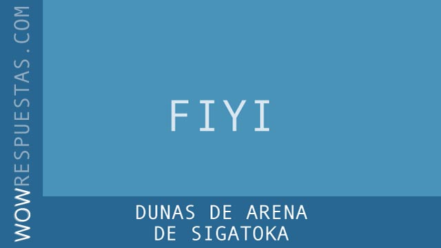 WOW Dunas de Arena de Sigatoka