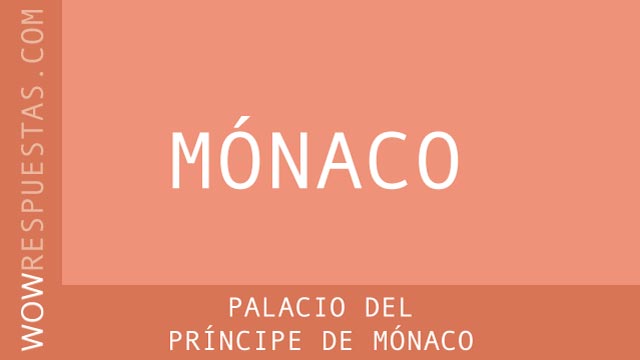 WOW Palacio Del Príncipe de Mónaco
